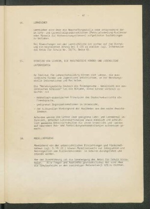 16. Modellversuche