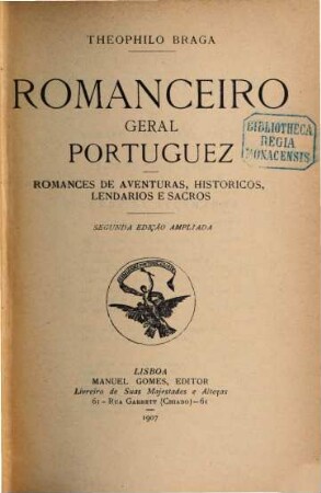 Romanceiro geral portuguez, 2