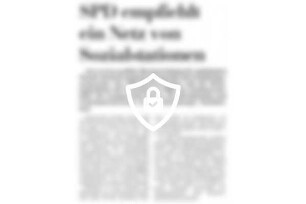 SPD empfiehlt ein Netz von Sozialstationen