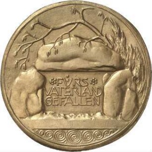 Sturm, Paul: Fürs Vaterland gefallen (Gefallenenplakette)
