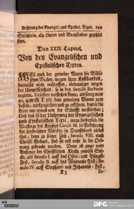 Das XXIX. Capitel.