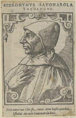 Bildnis des Hieronymus Savonarola