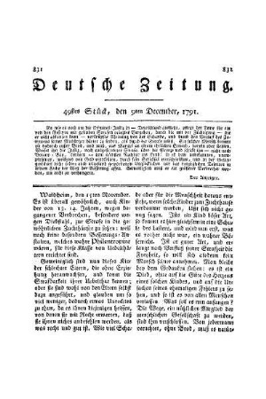 Waldheim, den 15ten November