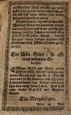 Ein Kurtz Andächtiges Bettbüchlein : Den Reysenden zu gut gefertigt