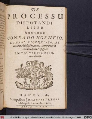 De Processu Disputandi Liber