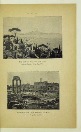 Forum Romanum. Der Marktplatz von Rom