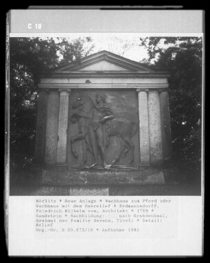 Wachhaus zum Pferde & Wachhaus mit dem Basrelief — Relief