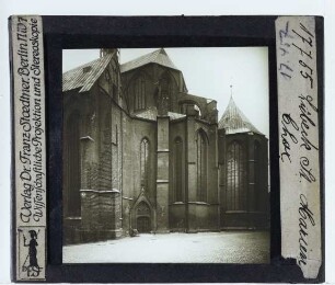 Lübeck, Marienkirche : Außenansicht von SO, Chorkapellen