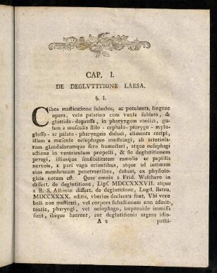 3-17, Cap. I. De Deglvtitione Laesa.