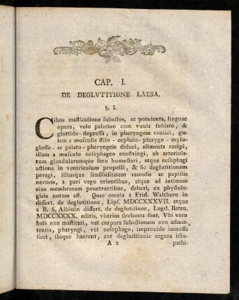 3-17, Cap. I. De Deglvtitione Laesa.