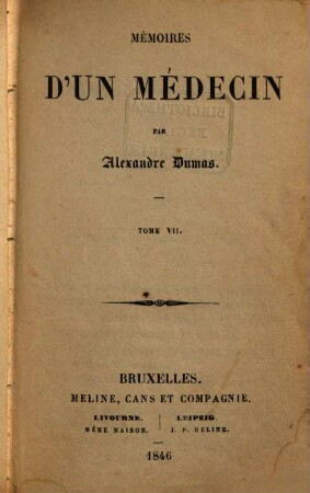 Mémoires d'un médecin, 7