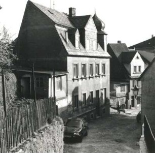 Colditz, Kirchgasse 6. Wohnhaus (18. Jh.). Straßenansicht