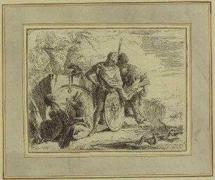 Der Astrologe und ein junger Soldat, aus der Folge "Vari Capricci"