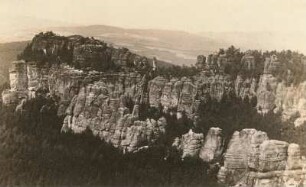 Sächsische Schweiz. Vordere Schrammsteine (Amtshauptmannschaft Pirna). Luftbild
