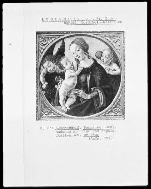 Madonna mit Kind und Engeln