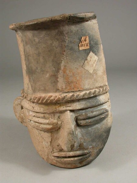 Head of a clay figure