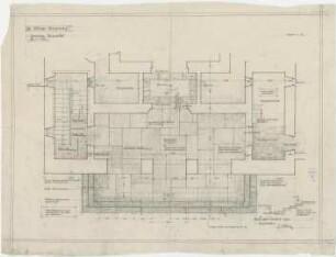 Bestelmeyer, German; Bamberg (Bayern); Ev. Erlöserkirche - Vorhalle (Grundriss)