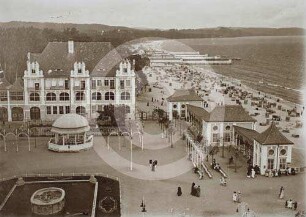 Kurgarten und Logierhaus in Zoppot