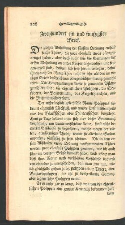 [Zweyhundert ein und funfzigster - Zweyhundert vier und sechzigster Brief.]