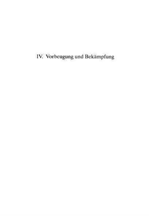147-228, IV. Vorbeugung und Bekämpfung