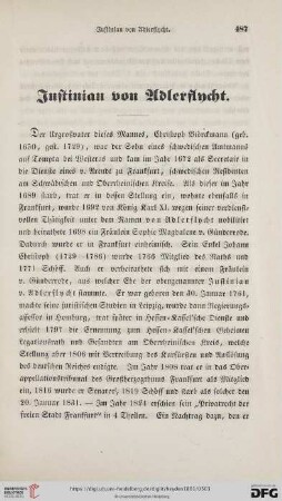 Justinian von Adlerflucht