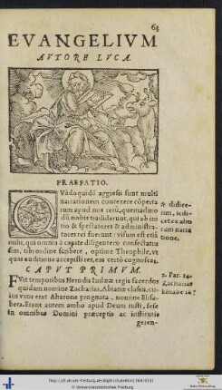 EVANGELIUM AUTORE LUCA