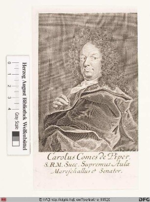 Bildnis Carl Piper (1698 Graf)