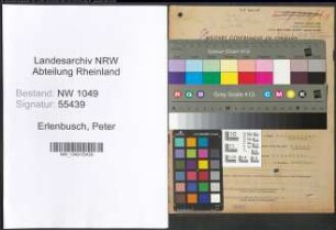 Entnazifizierung Peter Erlenbusch , geb. 17.12.1900 (Gemeindesekretaer)