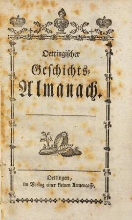 Oettingischer Geschichts-Almanach