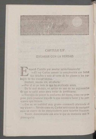 Capítulo LIV - Engañar con la verdad