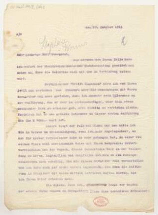 Brief an Karl Stephan : 27.10.1915