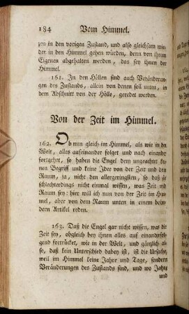 Von der Zeit im Himmel. - Von dem Raum im Himmel.