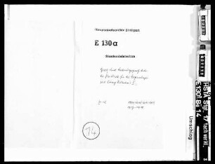 Gesetz und Änderungsgesetz betr. die Zivilliste für die Regierungszeit König Wilhelms II.