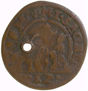 Münze, Soldo, 1675 - 1676