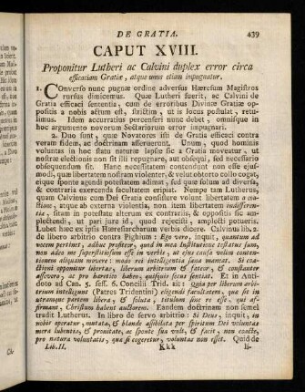 439-444, Caput XVIII