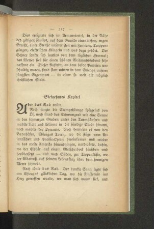 Siebzehntes Kapitel