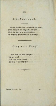 Lug oder Trug?