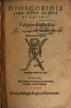 Libri octo De materia medica