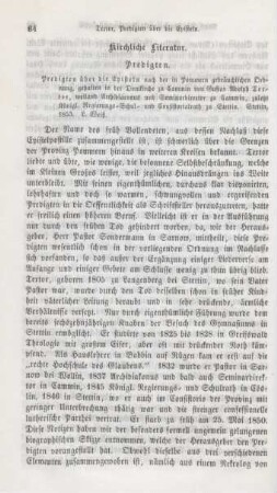 64-67 Kirchliche Literatur
