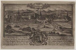 Potsdam vom Brauhausberg mit dem Porträt von Clothar II.