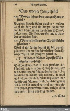 Das zweyte Hauptstück
