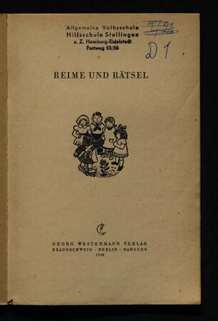 Reime und Rätsel