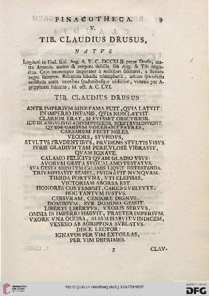 V: Tib. Claudius Drusus