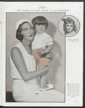 ¿Se parecen los hijos a las madres?