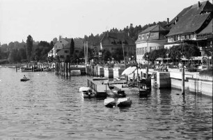 Überlingen: Seegelände vom Yachthafen aus