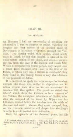 Chap. III. The Veddahs
