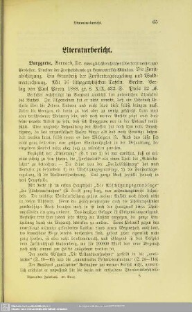 II. Literaturbericht