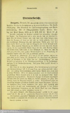 II. Literaturbericht