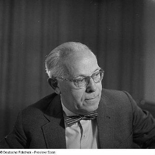 Porträt Prof. Heinz Bongartz, Nationalpreisträger der DDR