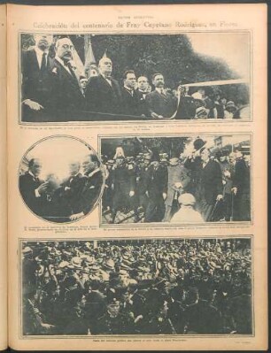Celebración del centenario de Fray Cayetano Rodríguez en Flores [Fotografías]